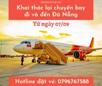 Hãng hàng không đồng loạt khai thác lại chuyến bay đi và đến Đà Nẵng 