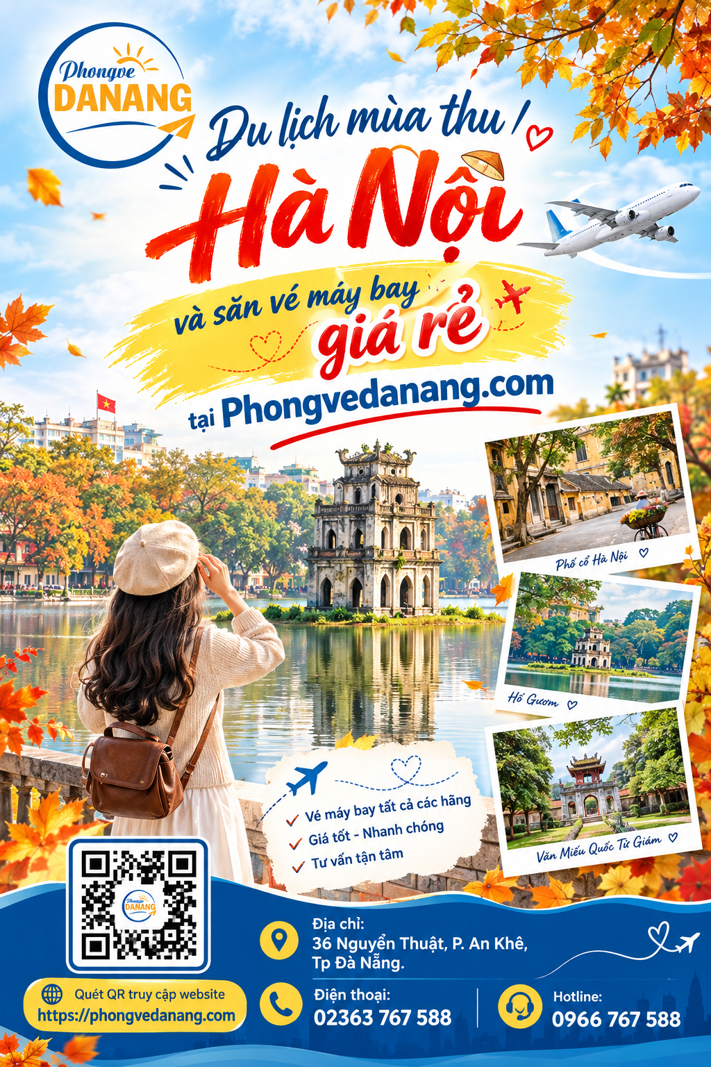 Vi Vu Mùa Thu Hà Nội – Săn Ngay Vé Máy Bay Giá Rẻ
